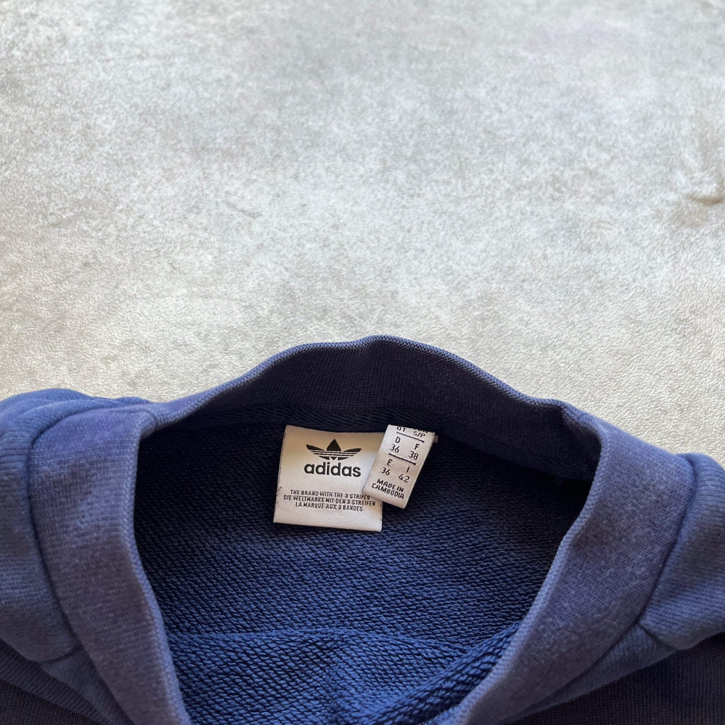 Adidas Navy Sweatshirt S