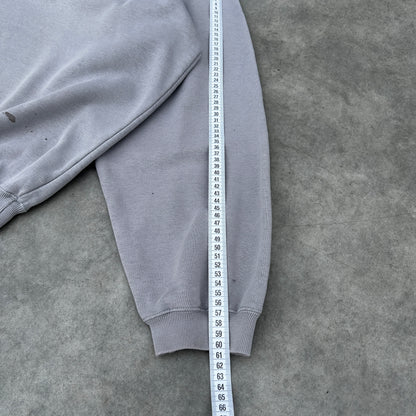 Y2K Nike Mini Swoosh Distressed Crewneck Sweatshirt L