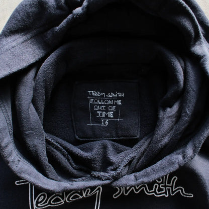 Teddy Smith Embroidered Logo Hoodie – Navy (Man-XS)