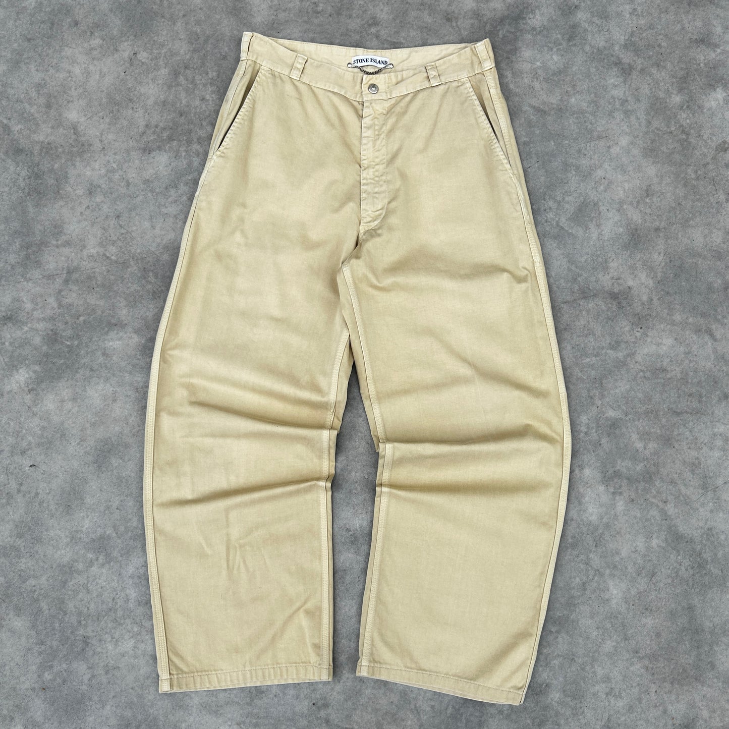 Vintage Stone Island Beige Chino Pants 46 Made in Italy