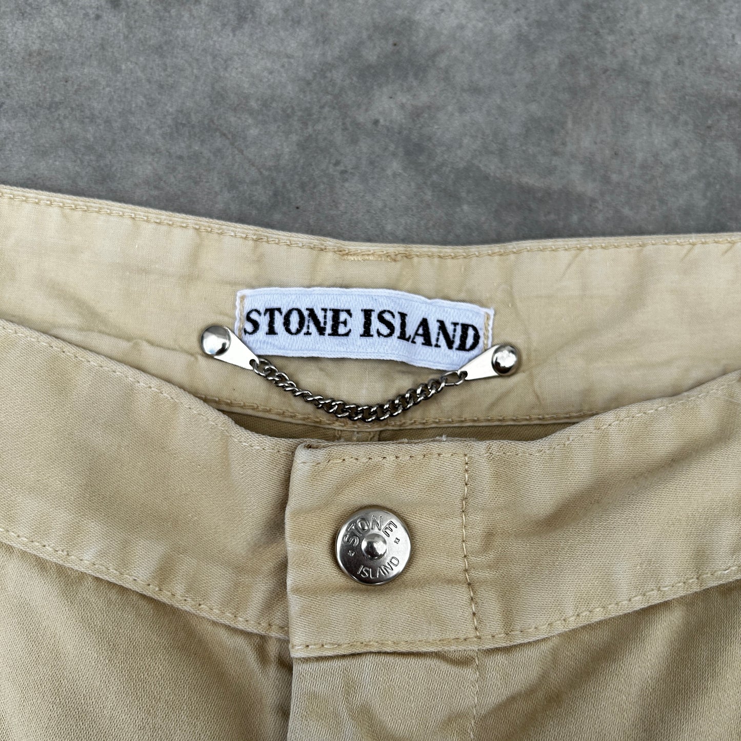 Vintage Stone Island Beige Chino Pants 46 Made in Italy