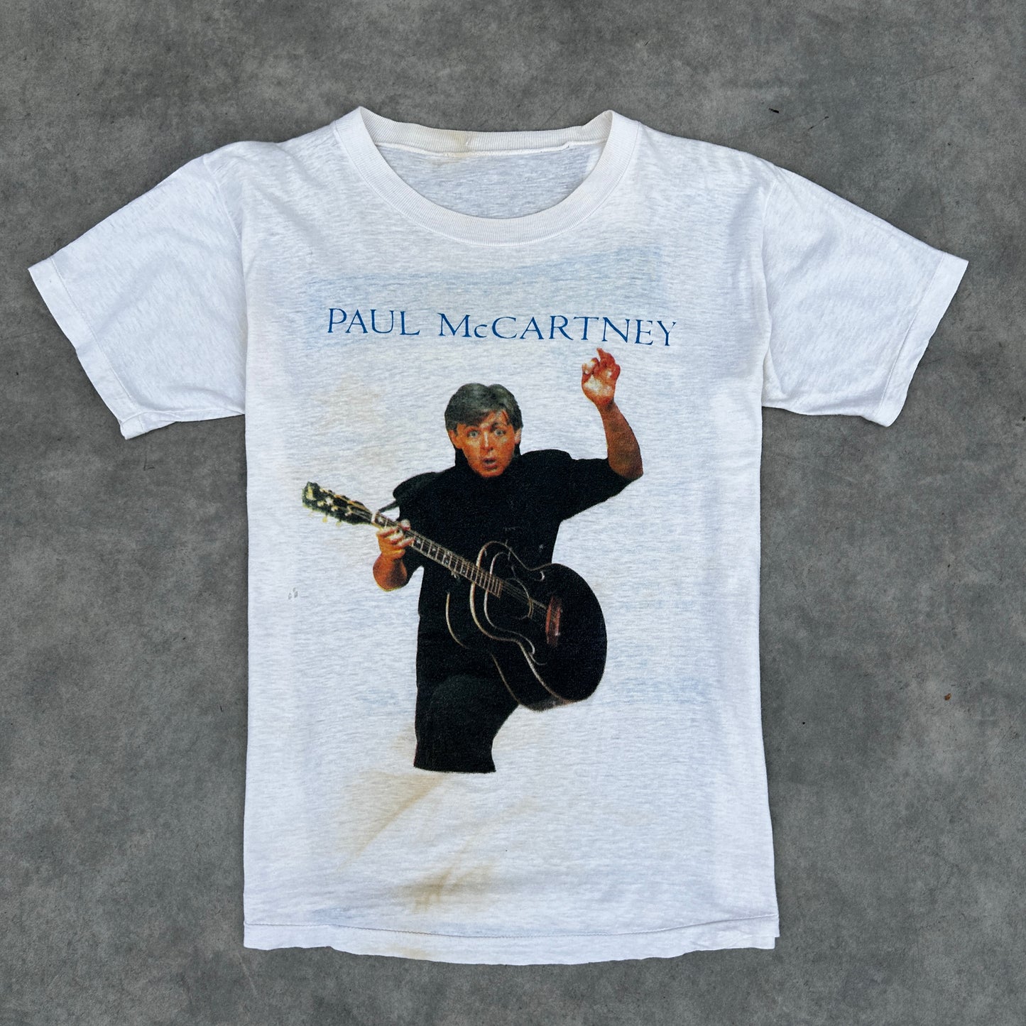 Vintage 1989 Paul McCartney Flowers In The Dirt European Tour T-Shirt
