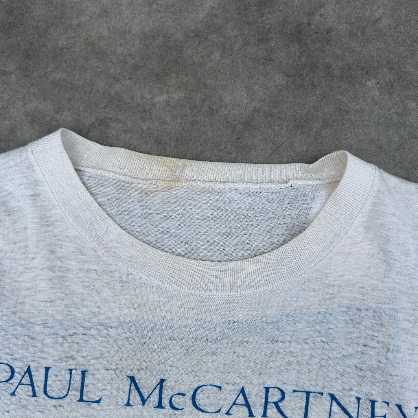 Vintage 1989 Paul McCartney Flowers In The Dirt European Tour T-Shirt