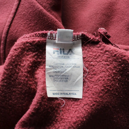 Fila Quarter-Zip Fleece – Burgundy (Woman-L)