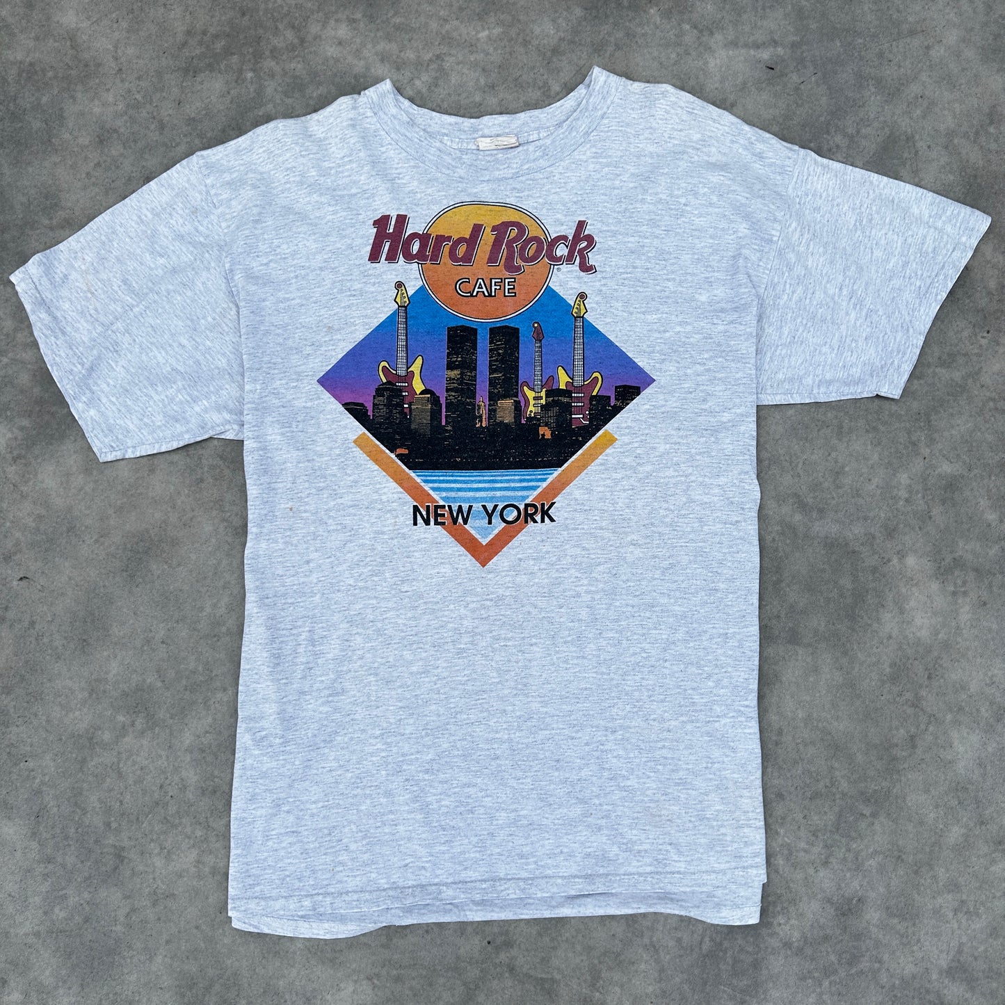 Vintage 90s Hard Rock Cafe New York Twin Towers T-Shirt XL