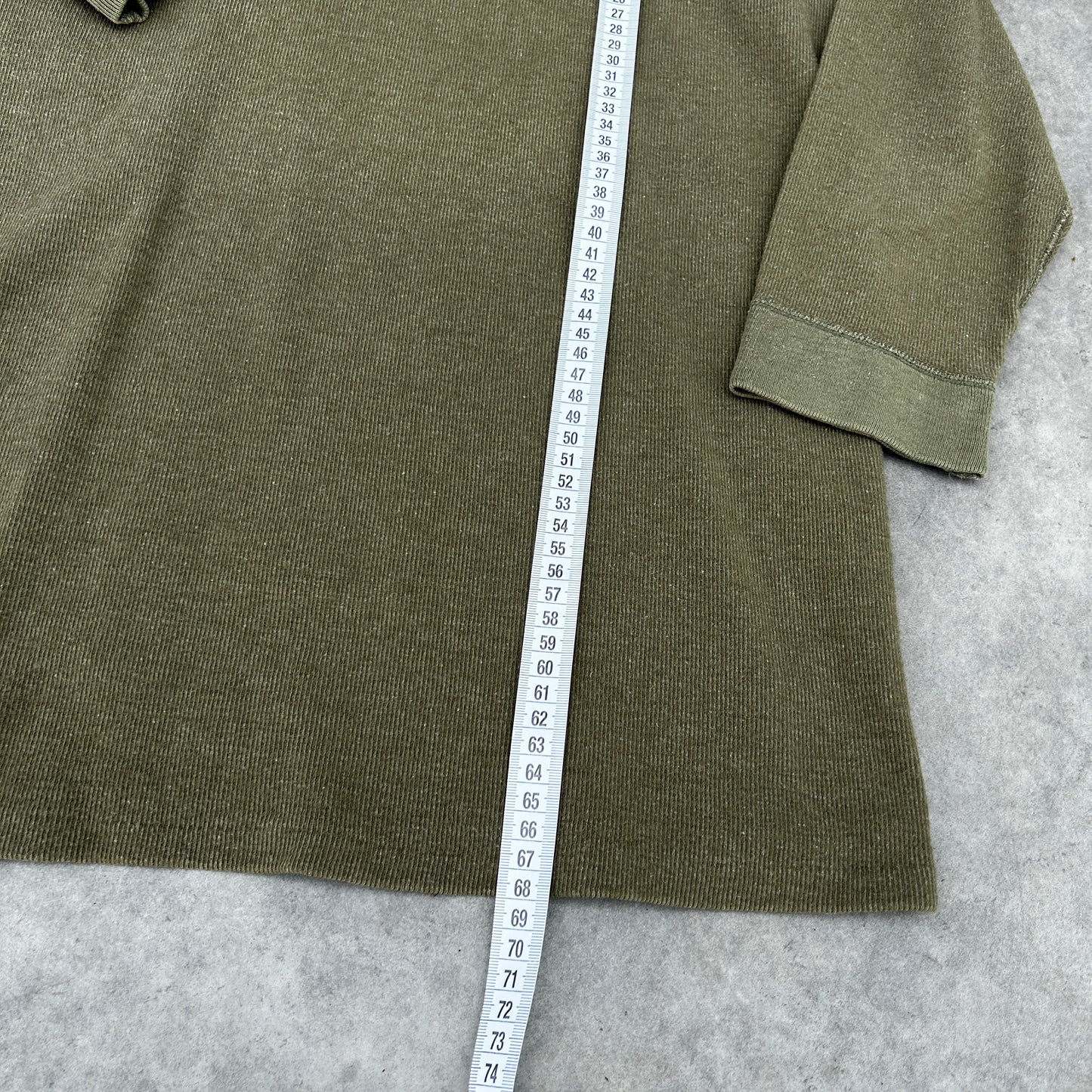 Vintage Dutch Army Half Wool Long Sleeve Thermal Shirt Maat 5
