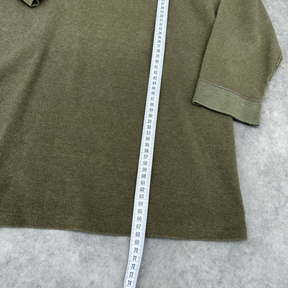 Vintage Dutch Army Half Wool Long Sleeve Thermal Shirt Maat 5