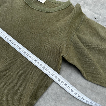 Vintage Dutch Army Half Wool Long Sleeve Thermal Shirt Maat 5