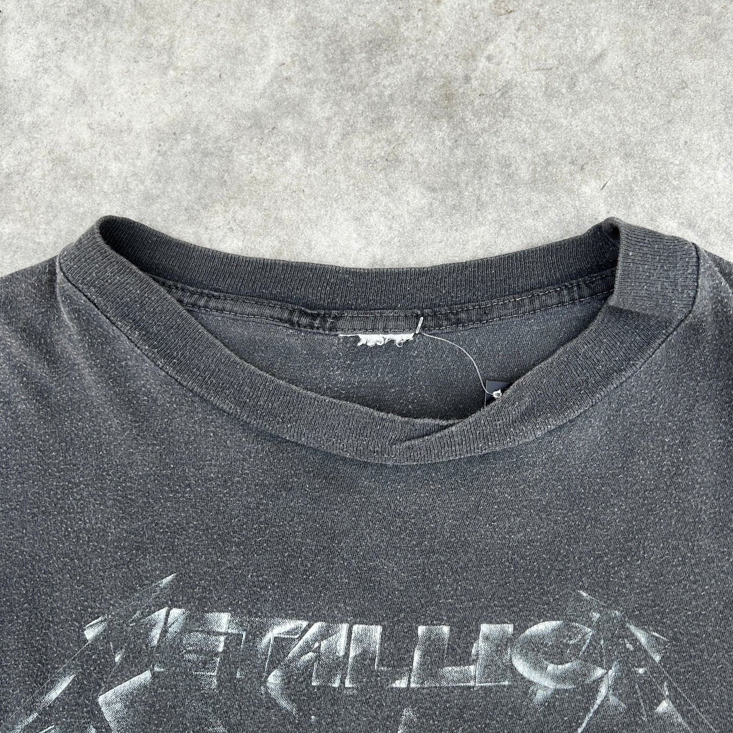 Vintage 1991 Metallica Black Album Four Faces T-Shirt
