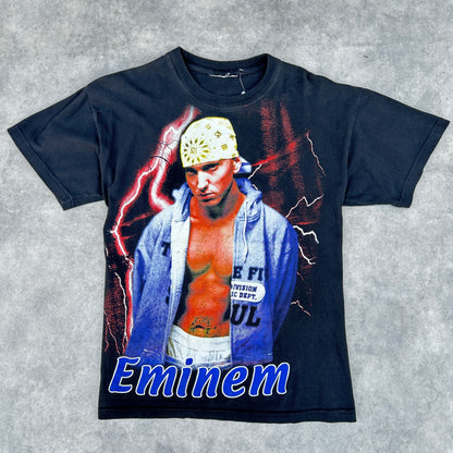 Eminem Lightning Portrait Double Sided Rap T-Shirt