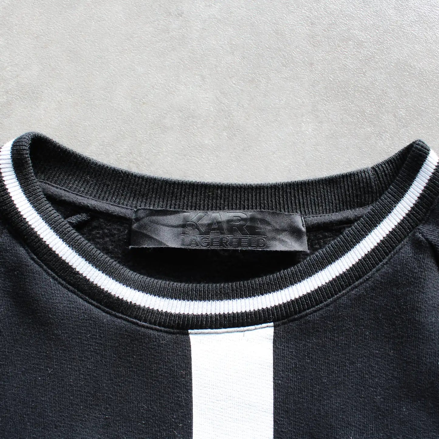 Karl Lagerfeld Printed Sweatshirt – Black/White (Man-M)