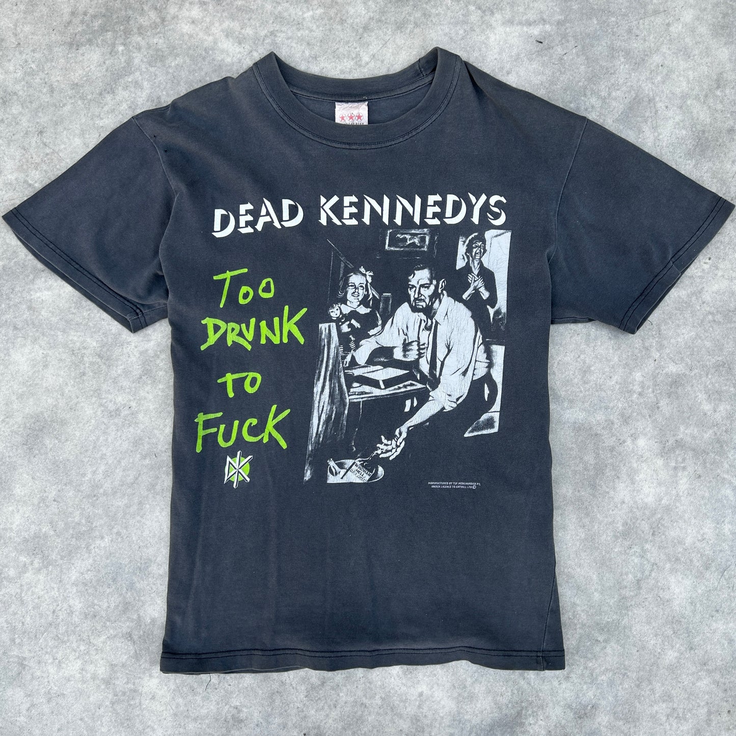 Dead Kennedys Too Drunk To Fuck Vintage Punk T-Shirt XL