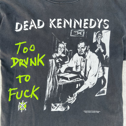 Dead Kennedys Too Drunk To Fuck Vintage Punk T-Shirt XL