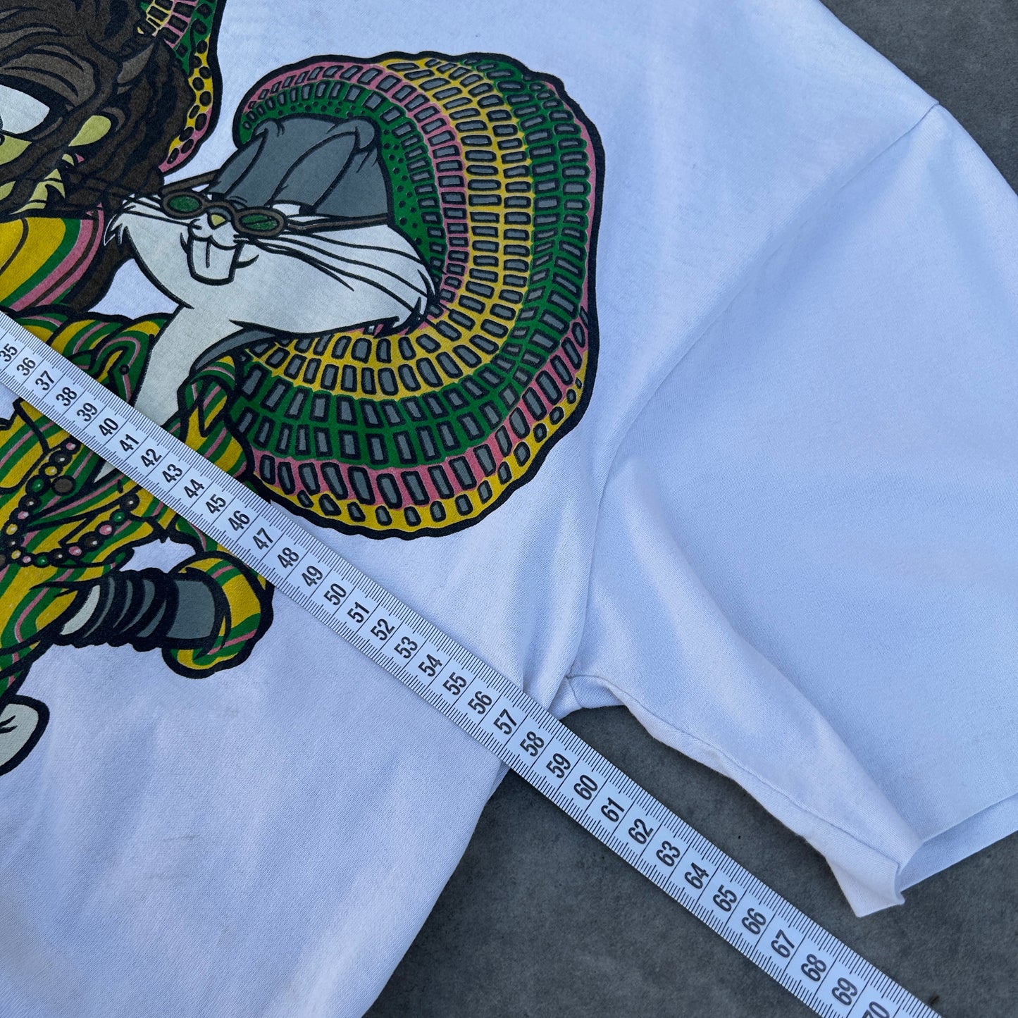 Vintage 1993 Looney Tunes Bugs Bunny Taz Rasta T-Shirt XL