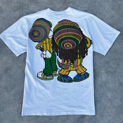 Vintage 1993 Looney Tunes Bugs Bunny Taz Rasta T-Shirt XL