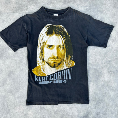 Vintage 90s Nirvana Kurt Cobain 1967-1994 Memorial T-Shirt L