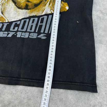 Vintage 90s Nirvana Kurt Cobain 1967-1994 Memorial T-Shirt L