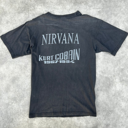 Vintage 90s Nirvana Kurt Cobain 1967-1994 Memorial T-Shirt L