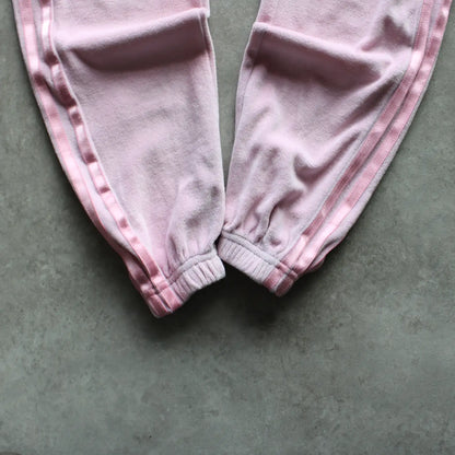 Adidas Velour Track Pants – Pink (Woman-M)