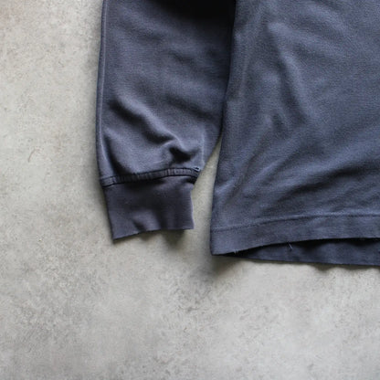 Tommy Hilfiger Long Sleeve Polo Shirt – Grey (Man-XL)