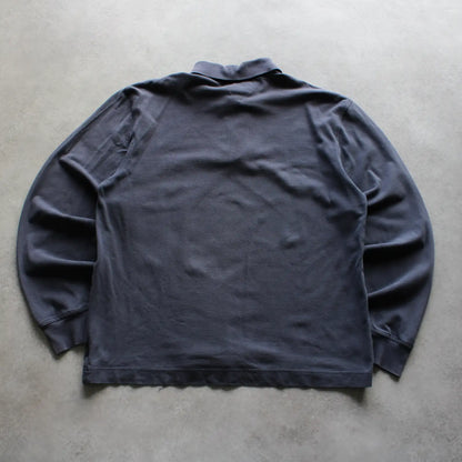 Tommy Hilfiger Long Sleeve Polo Shirt – Grey (Man-XL)