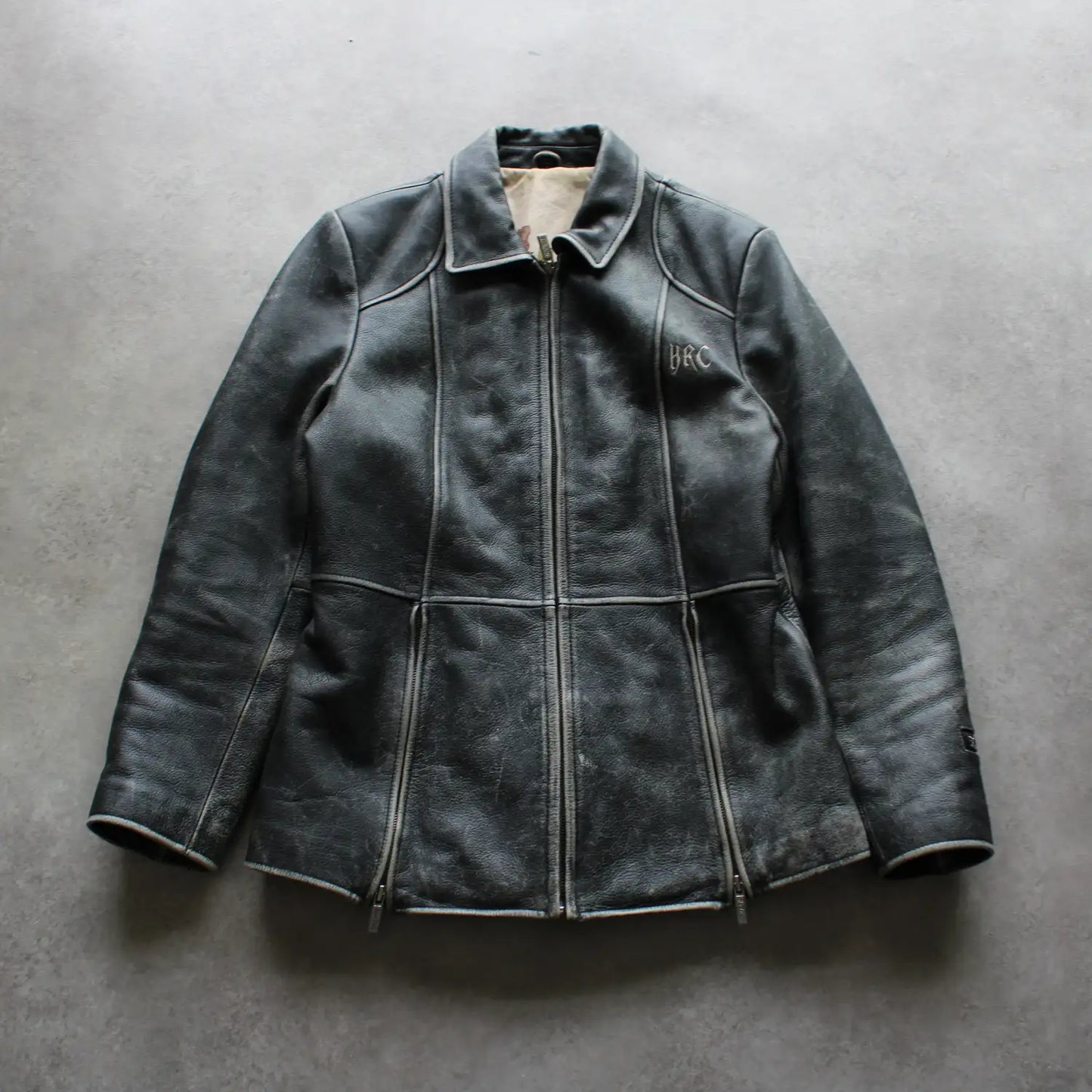 Hard Rock Cafe Foxwoods Leather Jacket – Black (Woman-L)