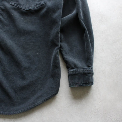 Wrangler Western Corduroy Shirt – Black (Man-M)