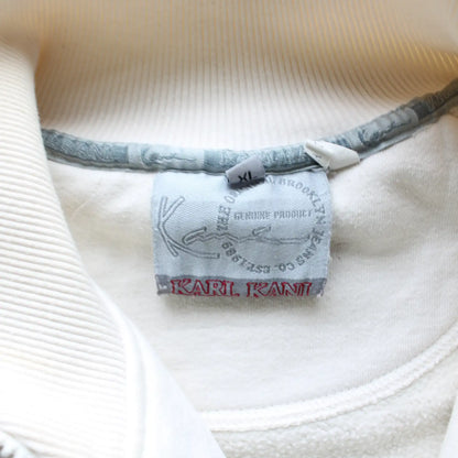 Karl Kani Full-Zip Sweatshirt – Off White (Man-XL)