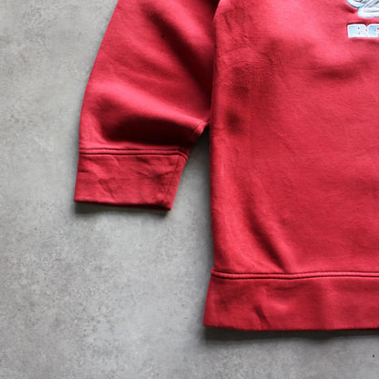 Bad+Mad Embroidered Sweatshirt – Red (Man-M)
