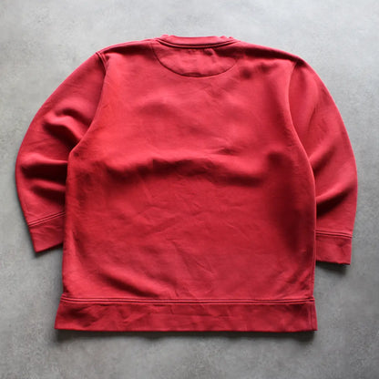 Bad+Mad Embroidered Sweatshirt – Red (Man-M)
