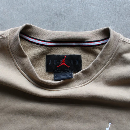 Air Jordan Embroidered Sweatshirt – Beige (Man-L)