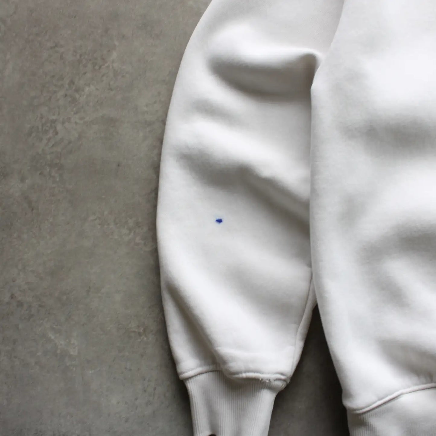 Dickies Mock Neck Sweatshirt – White (Man-XS, Flawed)