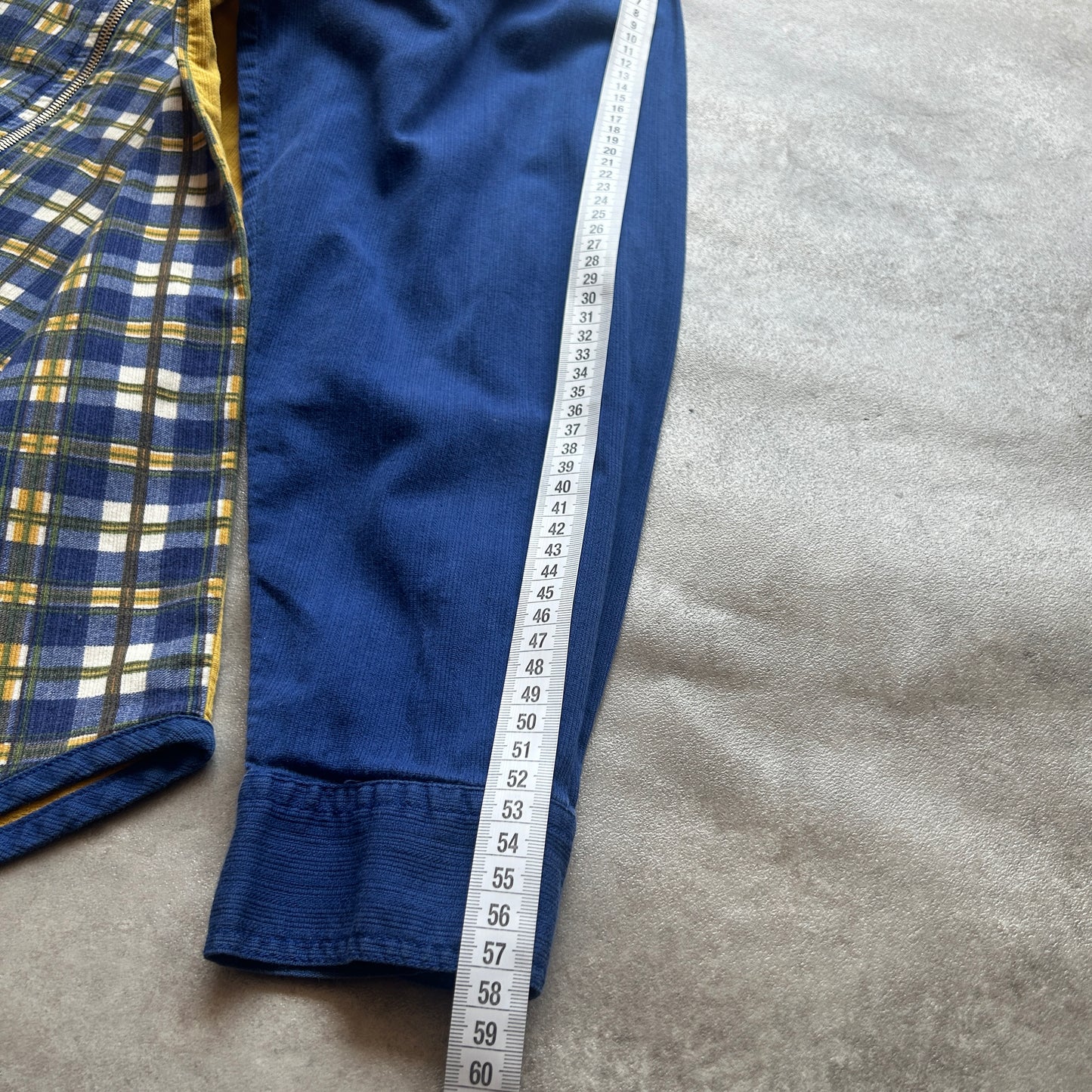 Fitt Plaid Zip Shirt M