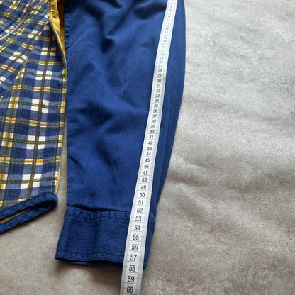 Fitt Plaid Zip Shirt M