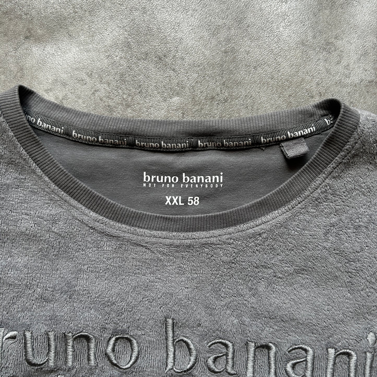 Bruno Banani Grey Logo Sweatshirt XXL