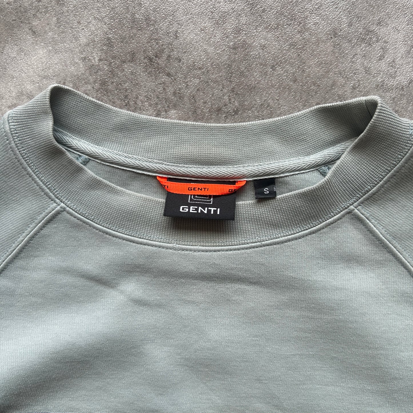 Genti Grey Logo Sweatshirt S