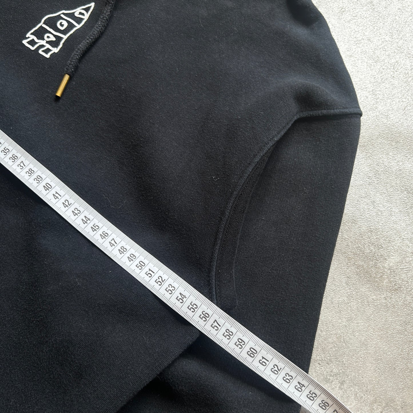 Oderso Black Rocket Hoodie M