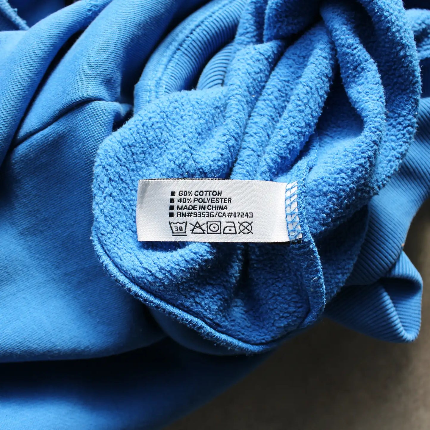 Eckö Unltd. Full-Zip Hoodie – Blue/White (Man-L)