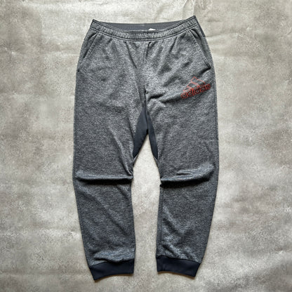 Adidas Grey Logo Joggers L