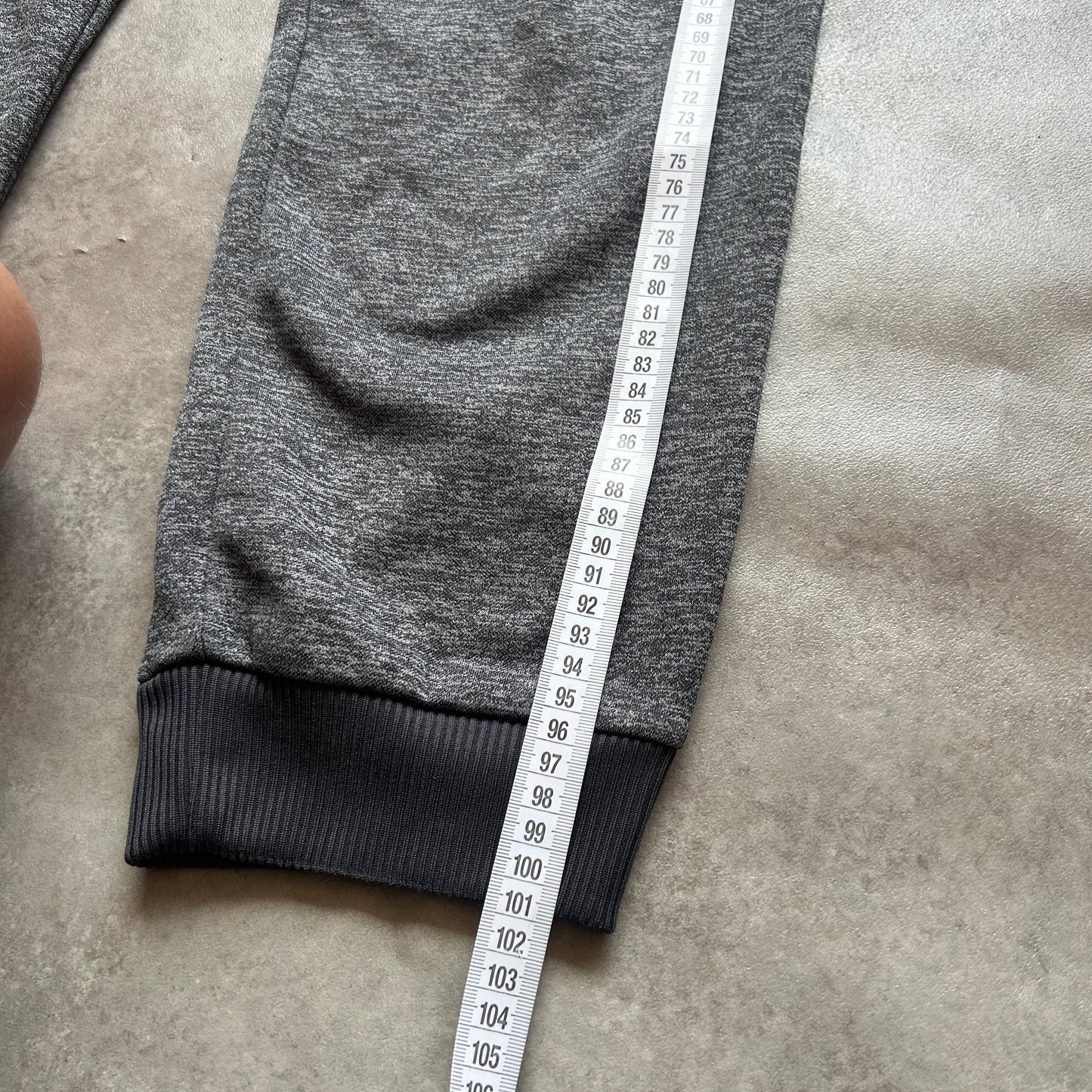 Adidas Grey Logo Joggers L