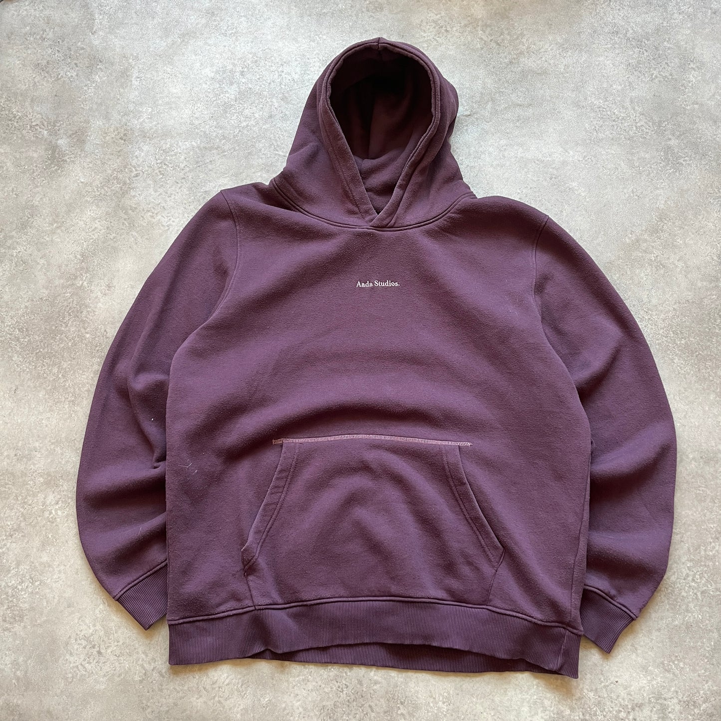 Aada Studios Burgundy Hoodie L