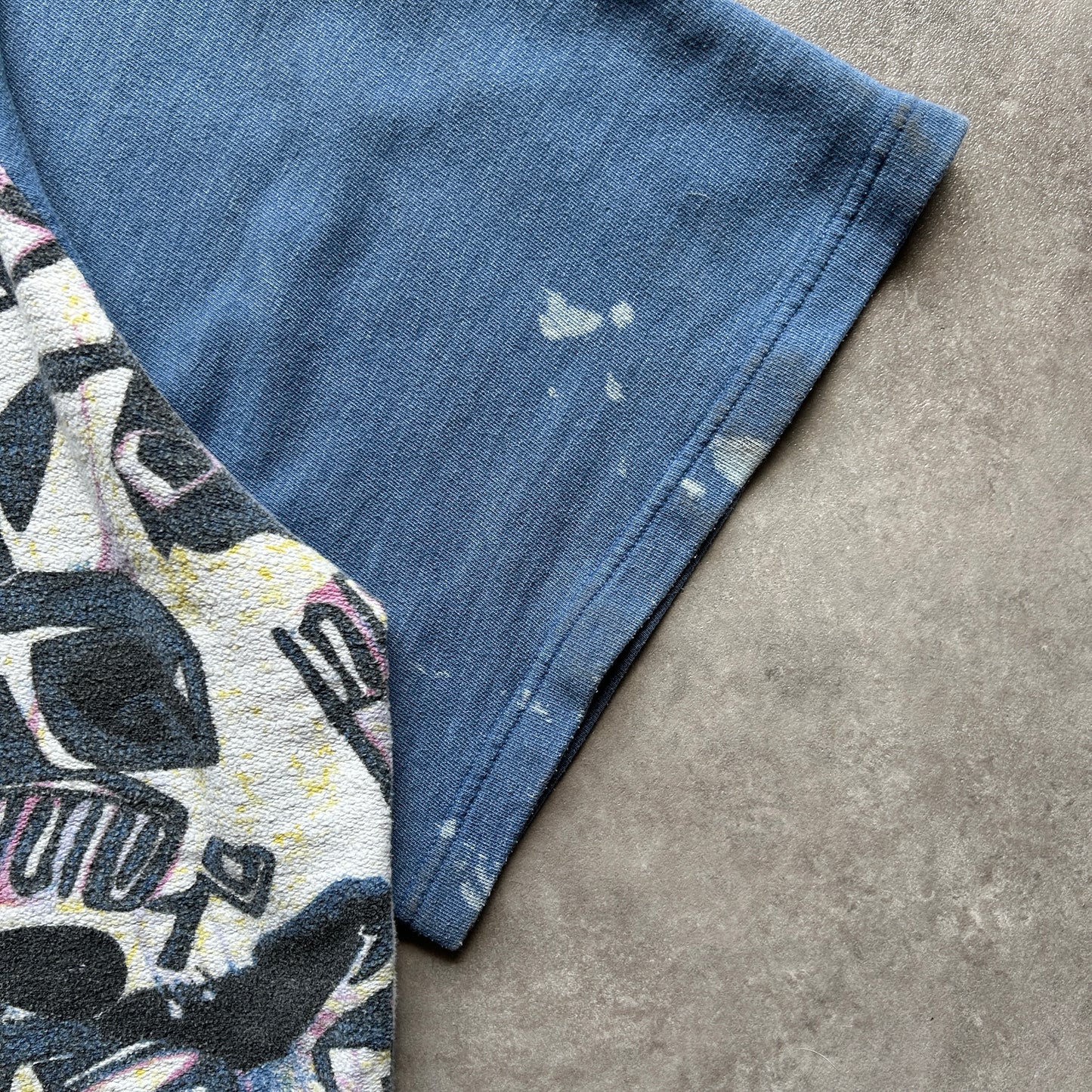 Uncle Sam Abstract Button Top M