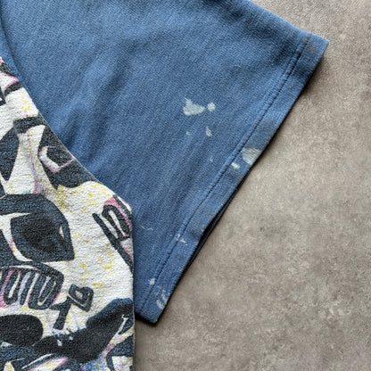 Uncle Sam Abstract Button Top M