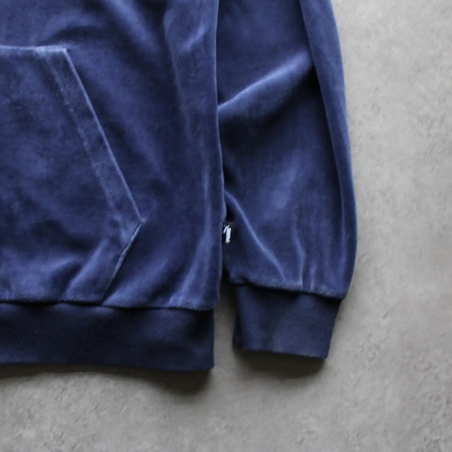 Puma Velour Zip-Up Jacket – Navy (Man-M)