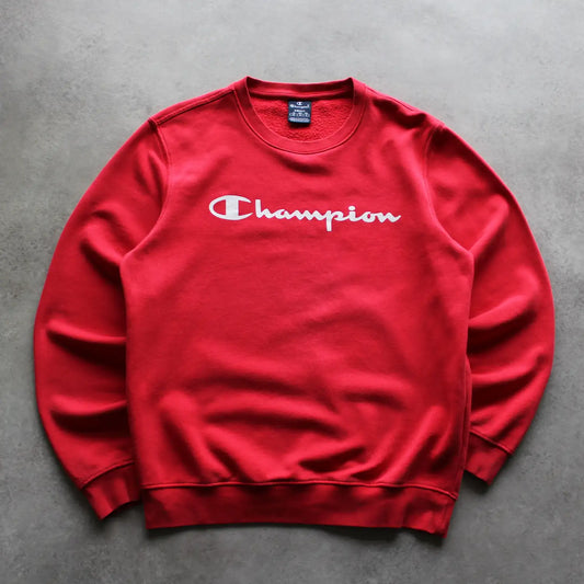 Champion Printed Sweatshirt – Red (Man-S)
