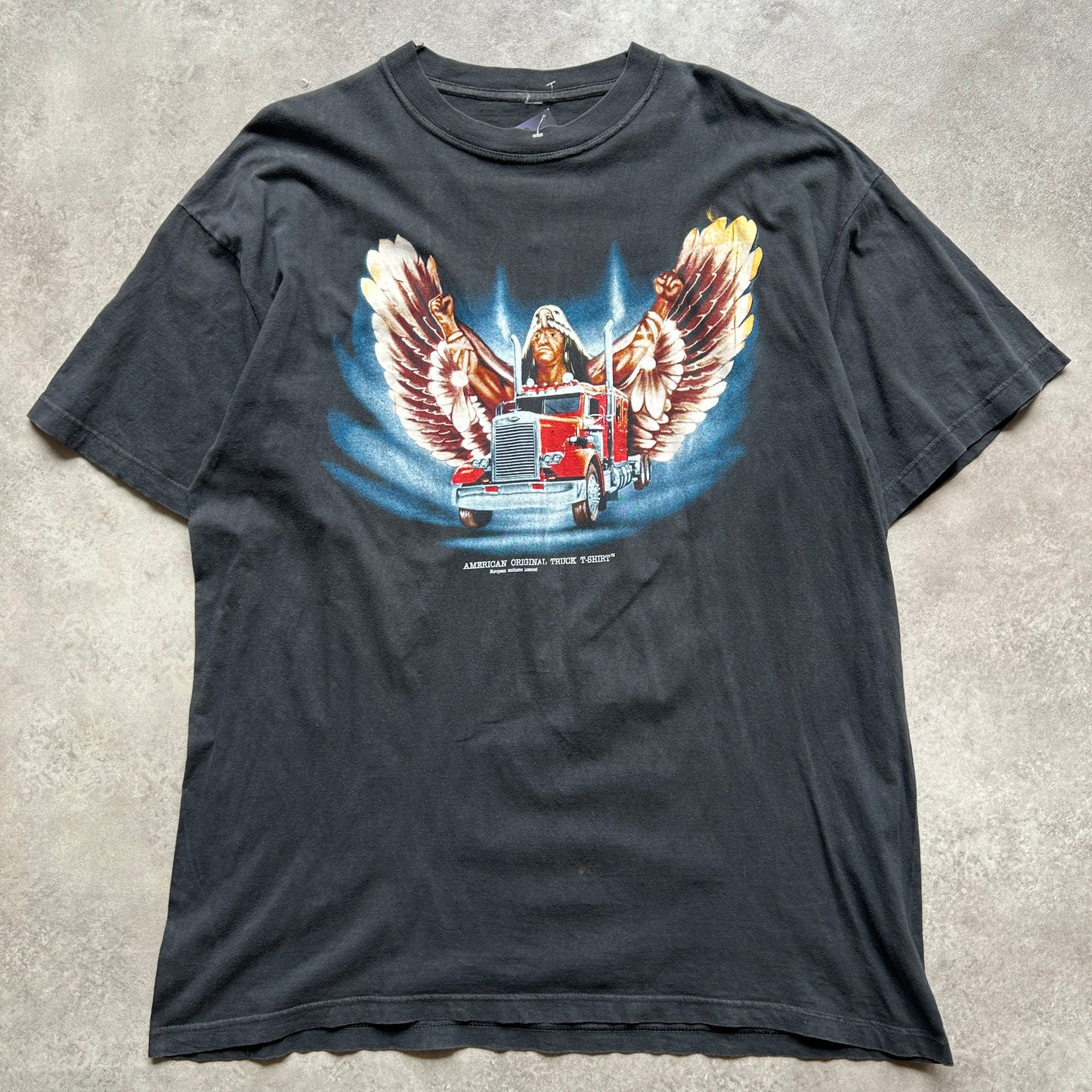 Vintage Truck Graphic T-Shirt XL
