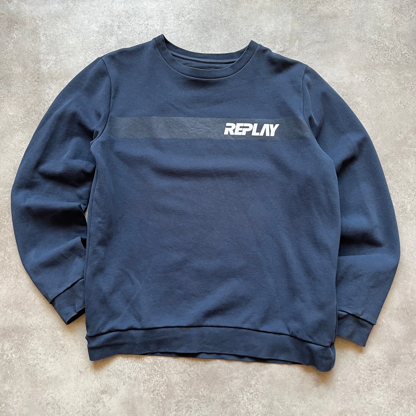 Replay Navy Sweatshirt L