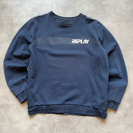 Replay Navy Sweatshirt L