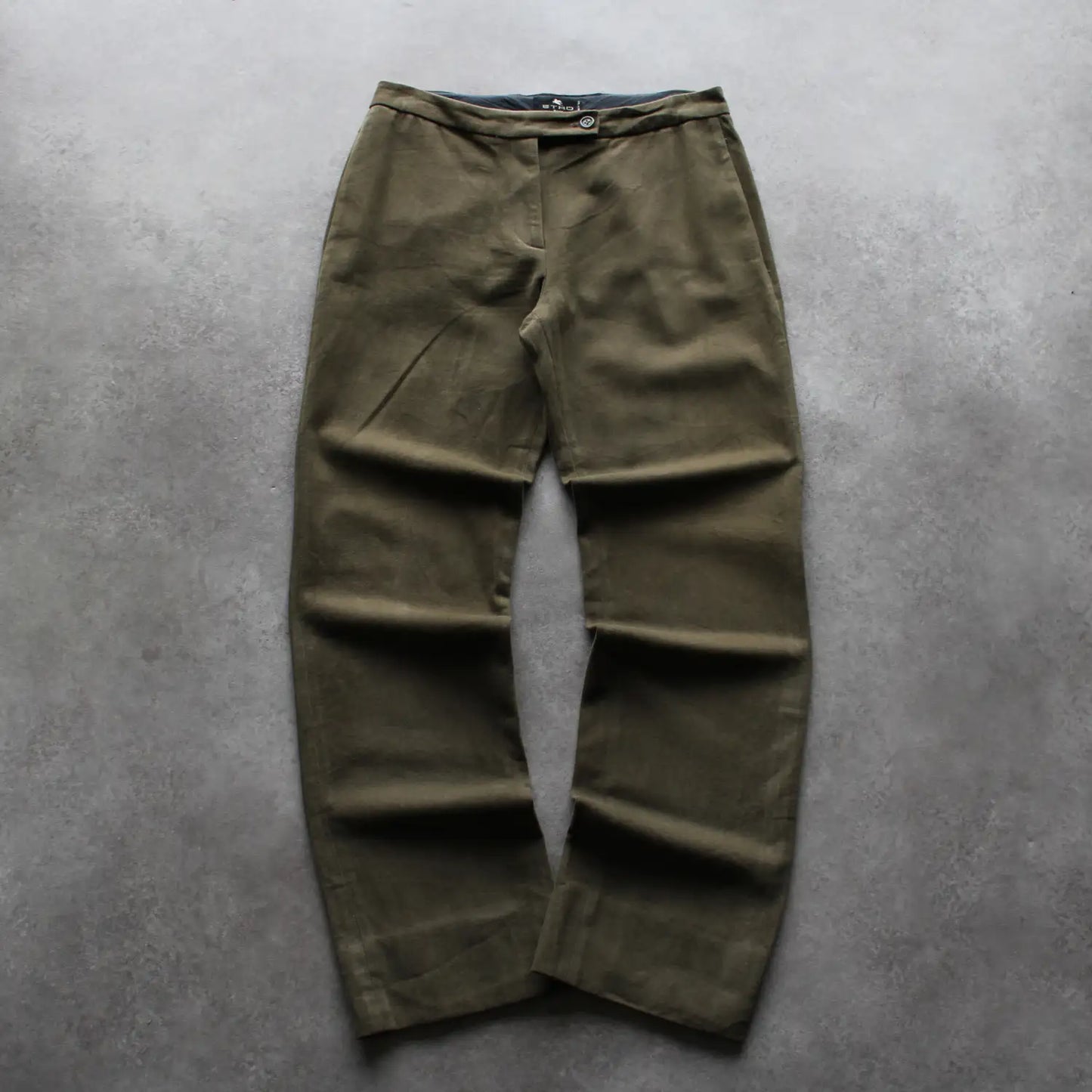 Etro Trousers – Olive/Green (Woman-40)