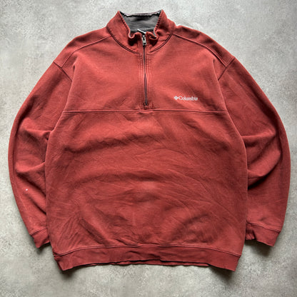 Columbia Quarter Zip Sweatshirt L